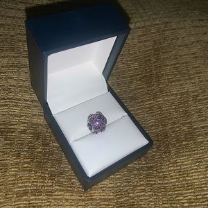 Pandora Pavé Pink Heart Charm